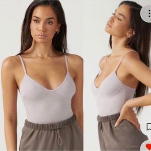 Joah brown lilac top